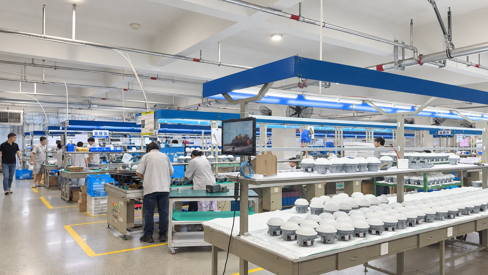 TORMIN lighting assembly workshop