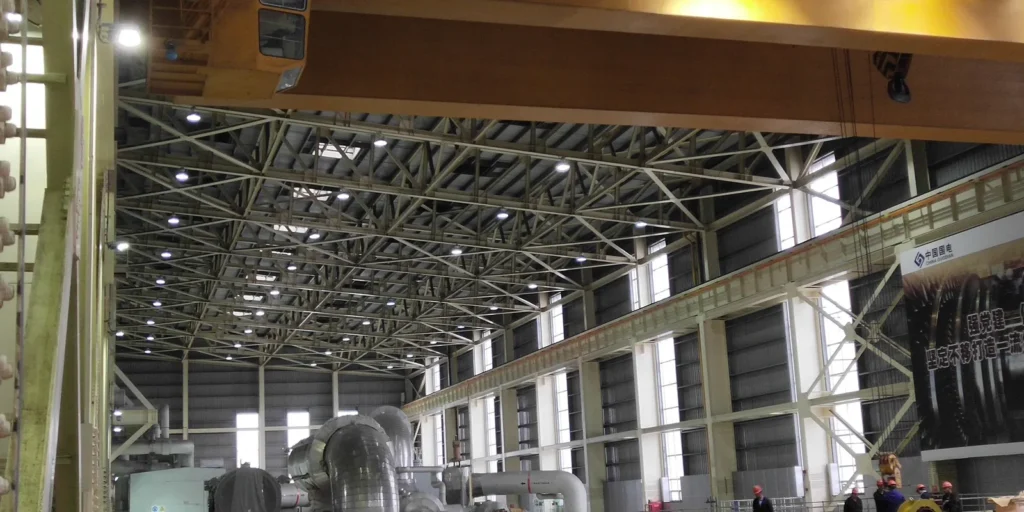 Ningbo Beilun Power Plant: Boiler and Turbine-Area Lighting — site photograph 3