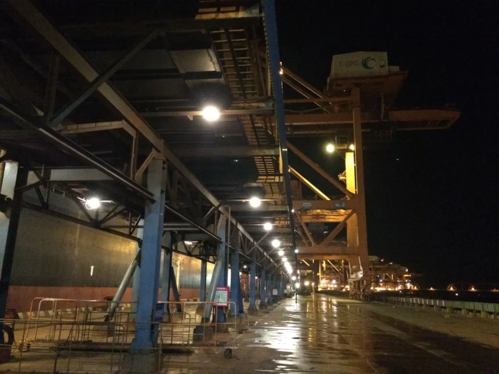 Caofeidian Port: Yard and Quayside Lighting — site photograph 2