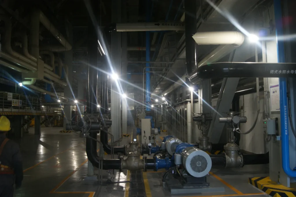 Dalian Development Zone: Thermal Power Plant Lighting — site photograph 2