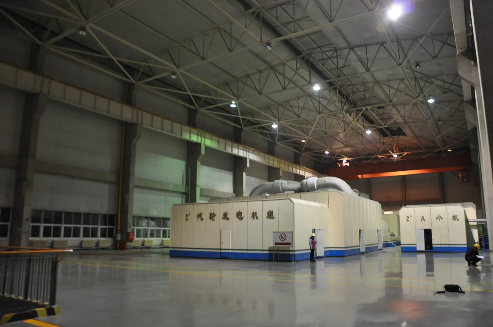 Dawukou Thermal Power Plant: Turbine and Boiler Lighting — site photograph 1