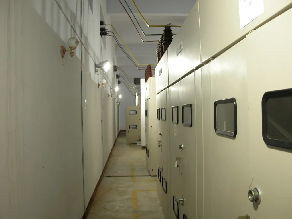 Fuyang: Substation Equipment and Access Lighting — site photograph 1