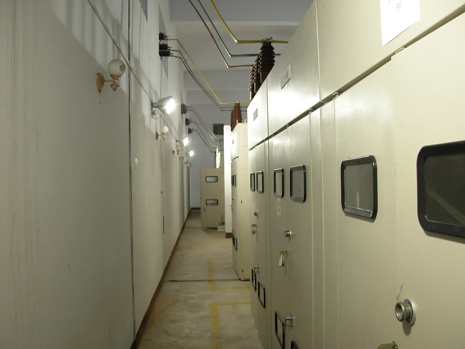 Fuyang: Substation Equipment and Access Lighting — site photograph 1