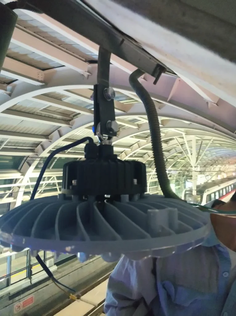 Hangzhou Metro: Platform and Depot Lighting — site photograph 3