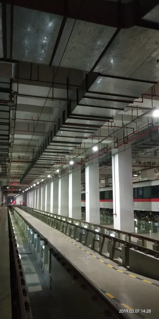 Hangzhou Metro: Platform and Depot Lighting — site photograph 6