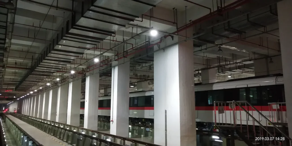 Hangzhou Metro: Platform and Depot Lighting — site photograph 1