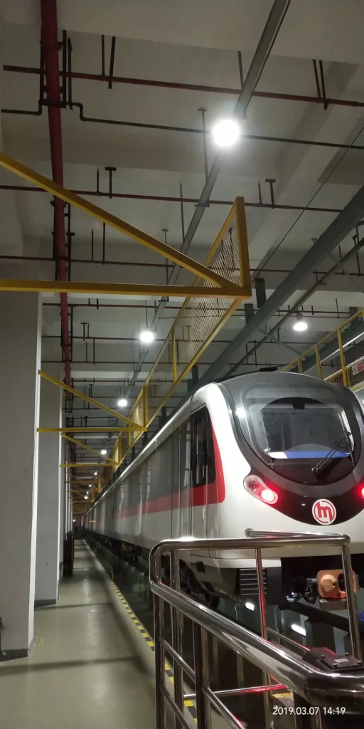 Hangzhou Metro: Platform and Depot Lighting — site photograph 5
