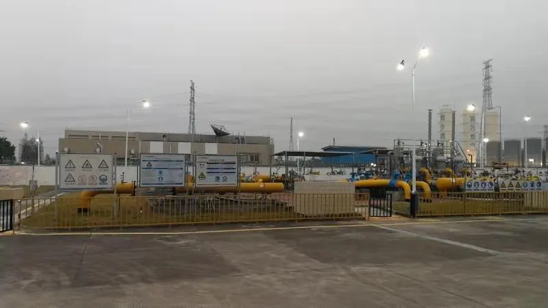 Huangge: Gas-Supply Station Lighting — site photograph 1