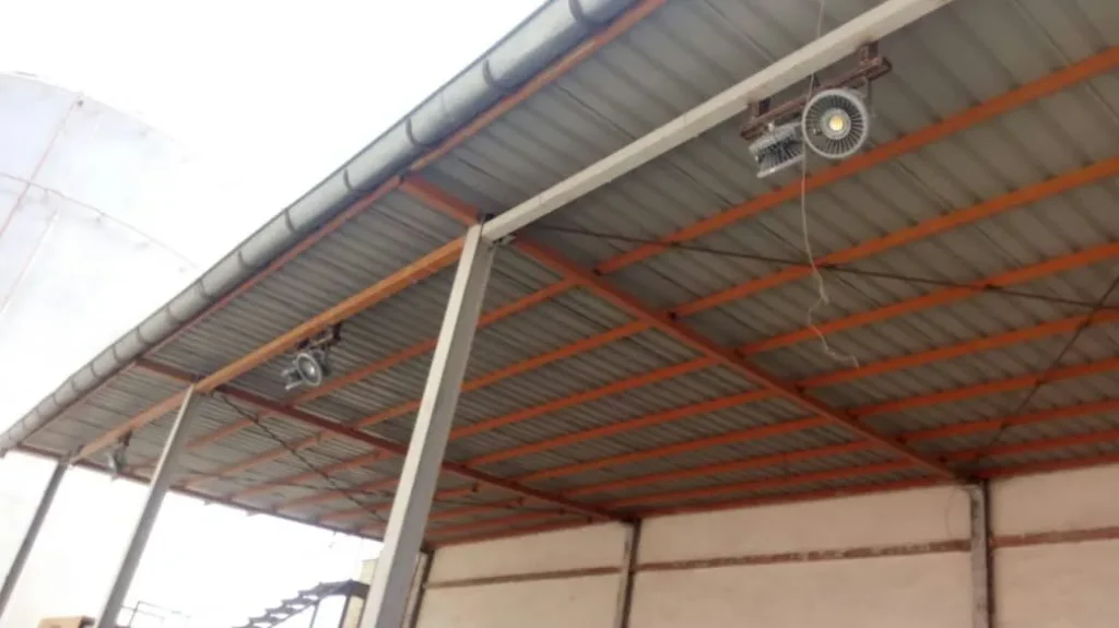 Iran: Industrial Tank and Process-Area Lighting — site photograph 3
