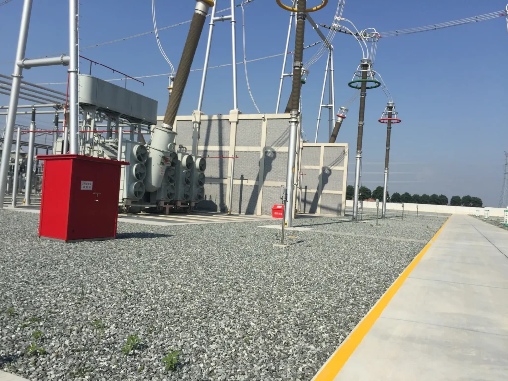 Nanshan Substation: Outdoor Equipment-Area Lighting — site photograph 1