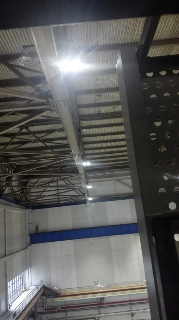 Panshan Power Plant: Turbine-Hall Lighting — site photograph 3