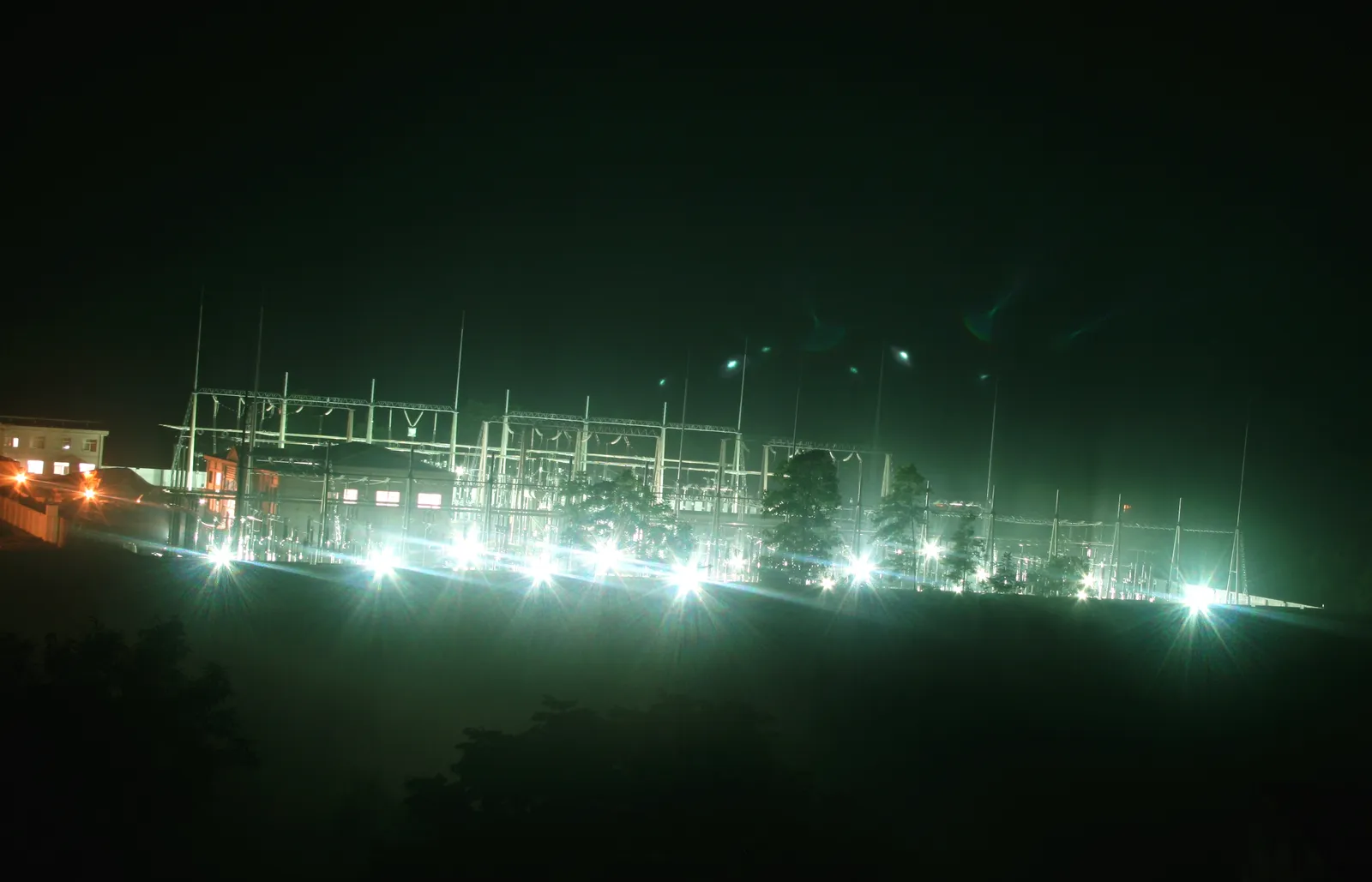 Renqiu: Power-Supply Site Lighting — site photograph 1