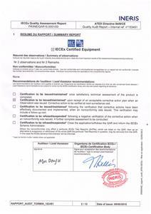 QAR system certification — archive scan