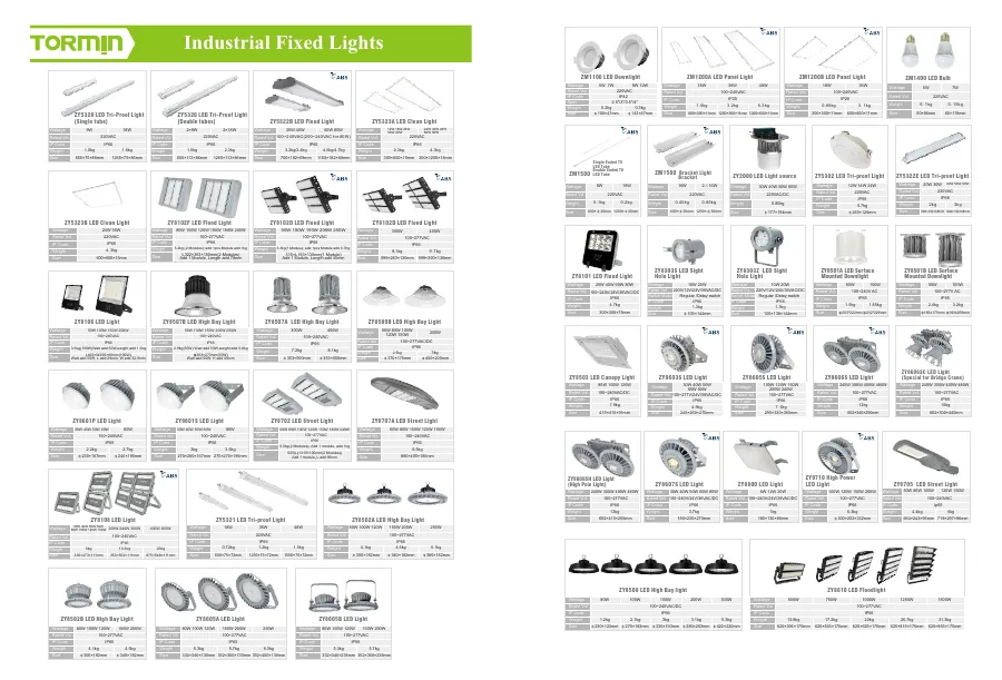 Industrial Lighting Selection Guide first page