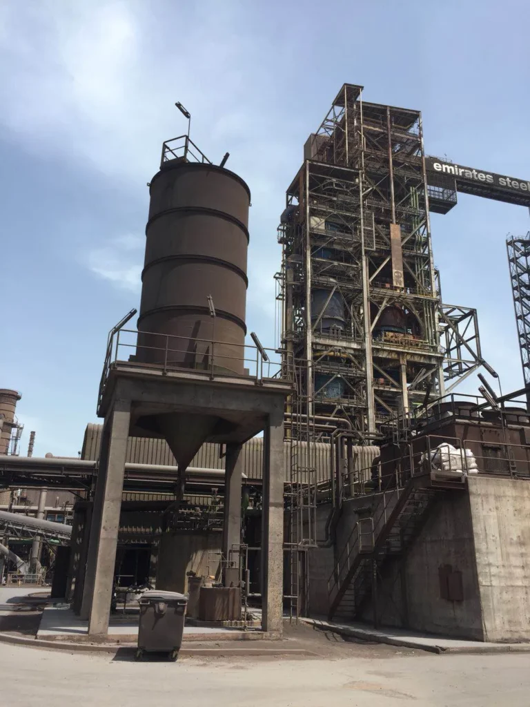 United Arab Emirates: Steel-Plant Lighting — site photograph 1