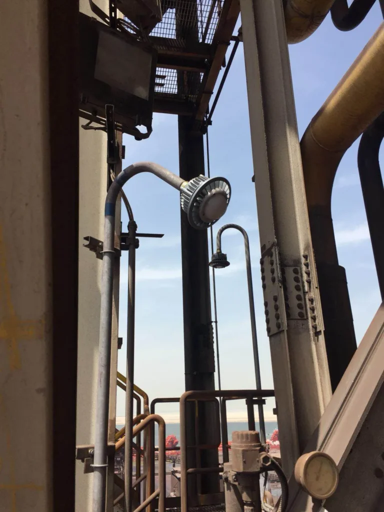 United Arab Emirates: Steel-Plant Lighting — site photograph 2