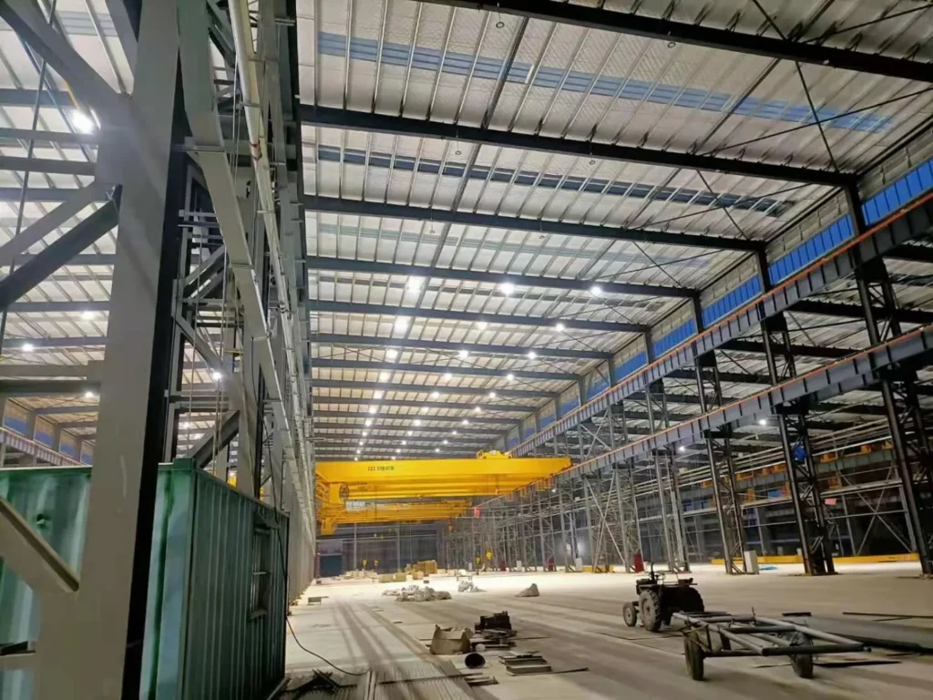 Weihua Heavy Industry: High-Bay Workshop Lighting — site photograph 3