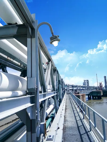 Xiaomendao LNG Terminal: Jetty and Access Lighting — site photograph 5