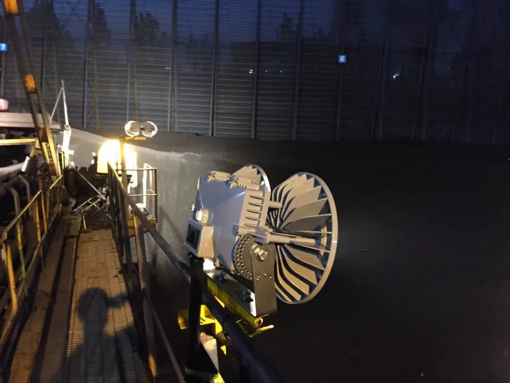 Zhangjiakou Power Plant: Stacker-Reclaimer Lighting — site photograph 4