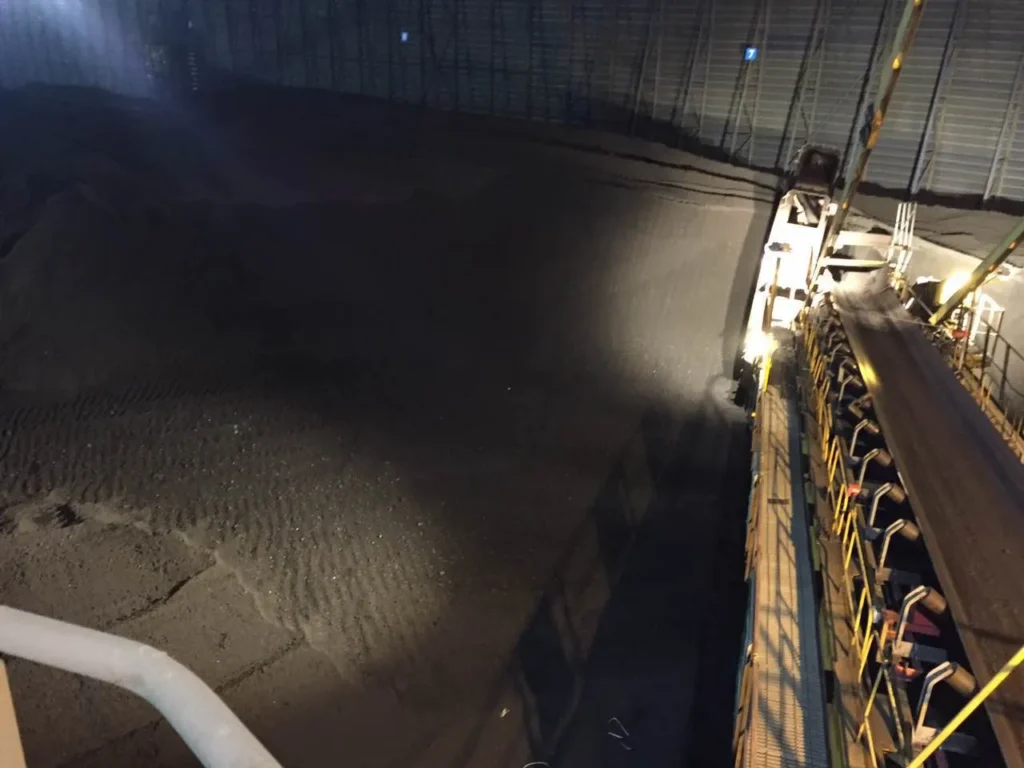 Zhangjiakou Power Plant: Stacker-Reclaimer Lighting — site photograph 2