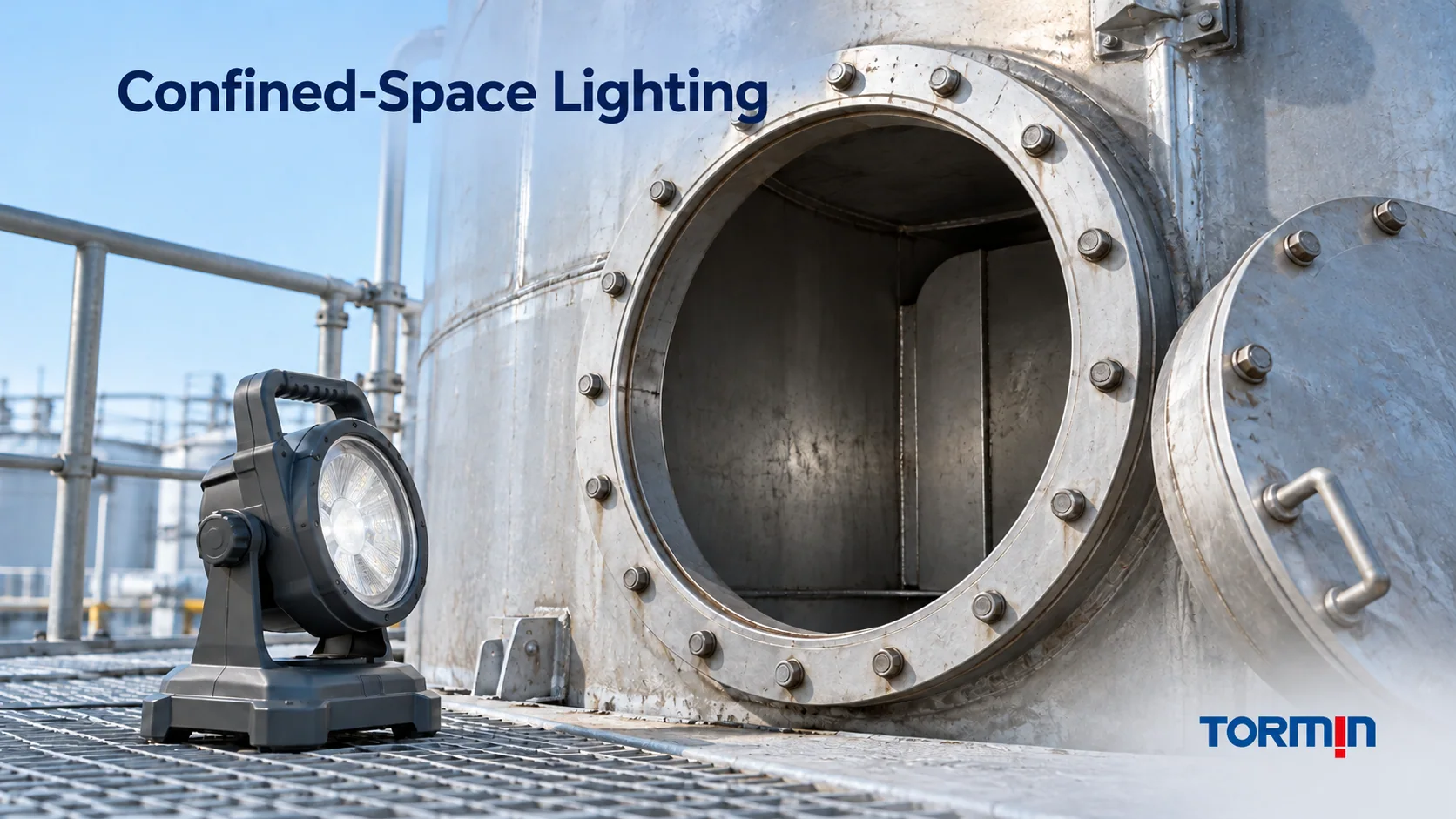 Explosion-Proof Lighting for Confined Spaces: Hazard, Power and Access Checks