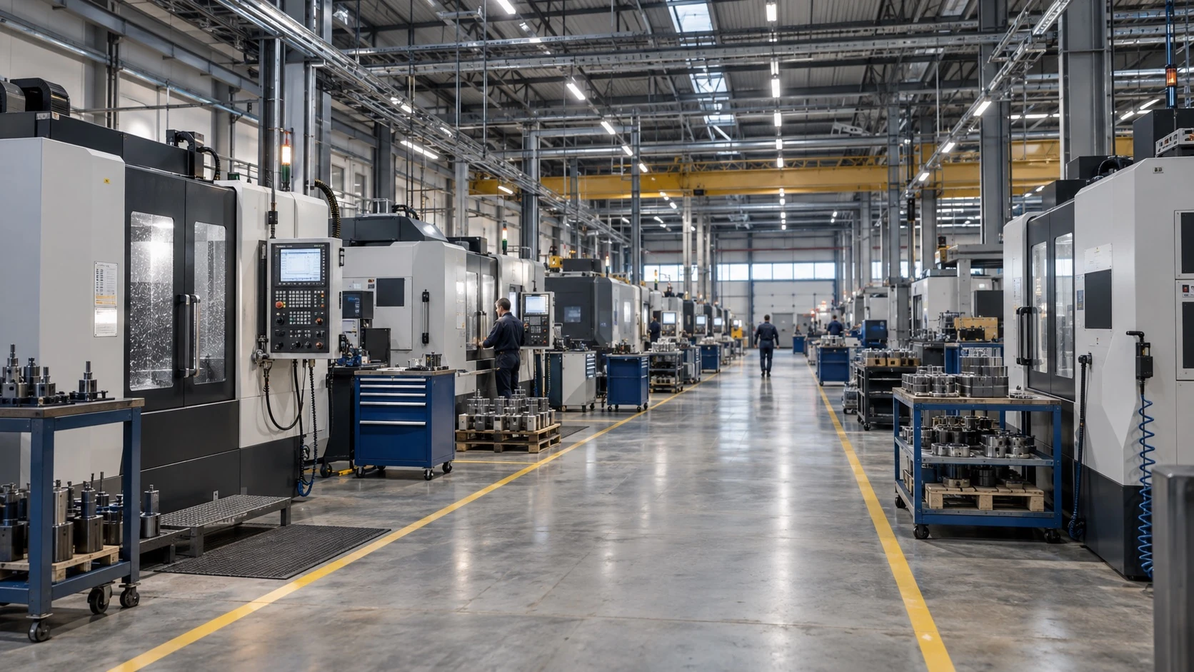 Manufacturing — illustrative industrial scene